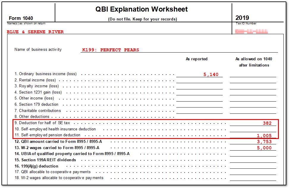 QBI Deduction Frequently Asked Questions (K1, QBI, ScheduleC